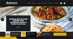 Desktop Screenshot of ainsley-harriott.com